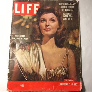 Life Magazine Julie London February 18 1957 Films